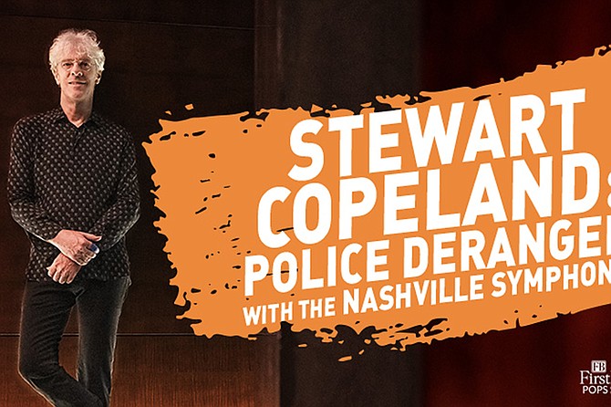The Rady Shell outdoor amphitheater hosts the World-Premiere of Stewart Copeland’s orchestral celebration of Police's greatest hits.