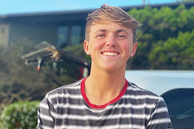 20-year-old Colin MacLeod has been surfing for seven years. - Image by Siobhan Braun