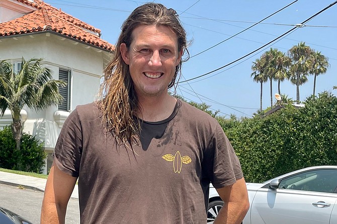 28-year-old Evan Watkins has been surfing for 16 years. - Image by Siobhan Braun