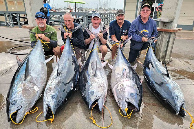 The Ranger 85 returned home from their 2.5 day trip with bluefin ranging from 190-227 pounds.
