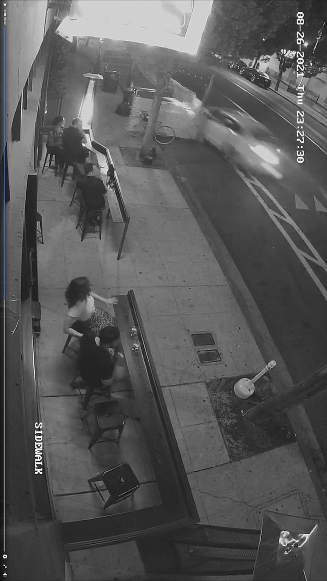 Sycamore Den, a bar in between Salon Bordeaux and The Rabbit Hole, captured footage.
