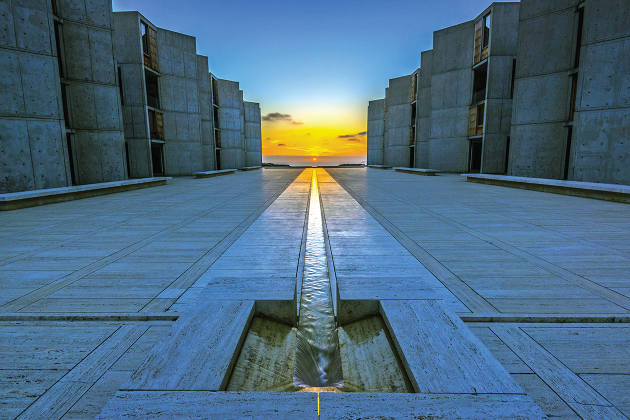 Adios to the open plaza at Salk Institute