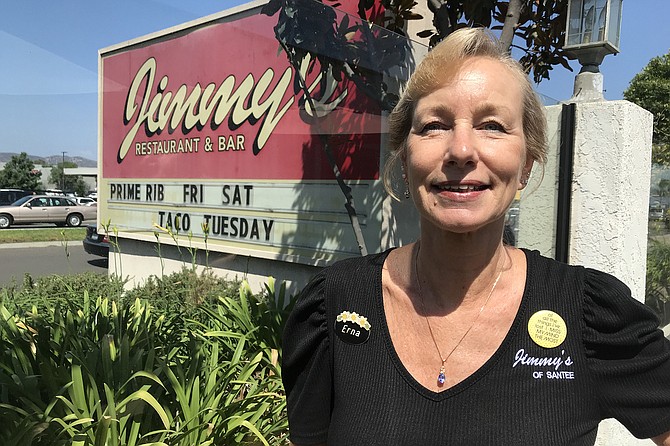 Erna, longtime employee, beloved server.