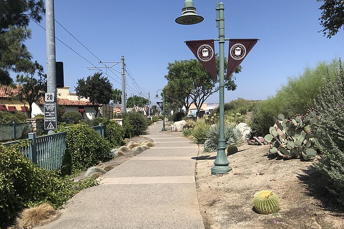 Santee’s Riverway Parkway: The pleasant path to Jimmy’s place.