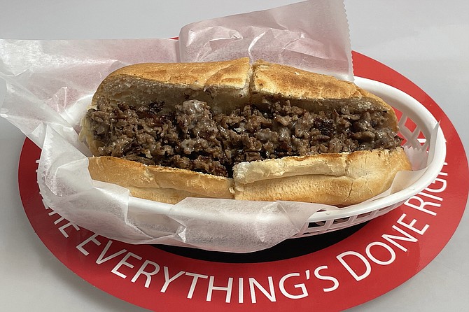 A simple, yet effective cheesesteak from newcomer Lefty's Cheesesteaks