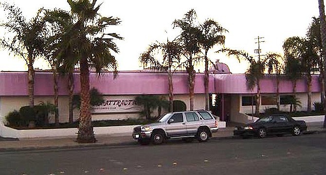 The Main Attraction was nicknamed the Purple Church for its colorful awnings.
