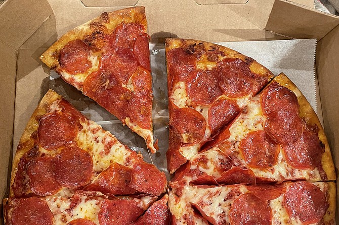 A pepperoni pizza that gets the job done