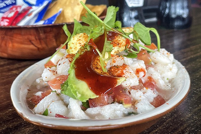 A refreshing whitefish ceviche
