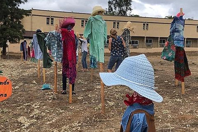 Fallbrook Scarecrow Days means pumpkin head scarecrows line Main street for the month of October. On Saturdays, Kids Corner will be at The Farmers Market from 9:30 am to 1:30 pm.