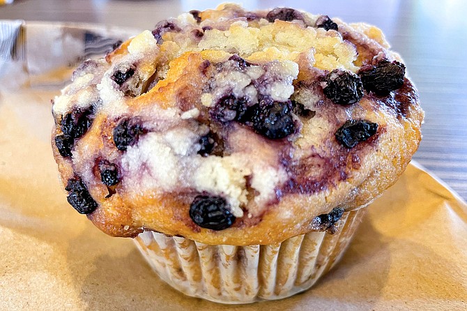 Everything you want in a blueberry muffin, from Bear Buns Bakery