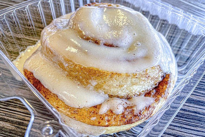 Cinnamon rolls draw lines daily.