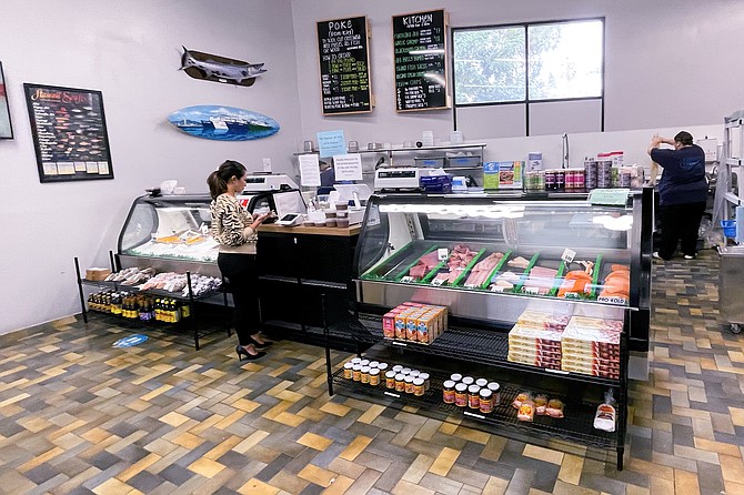 The Market at HFS seafood counter