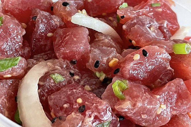 Fresh tuna from its own fishing fleet is what makes HFS poke tick.