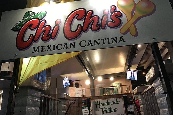 Newish sign outside old Antojo. Now the cheeky Chi Chi’s.
