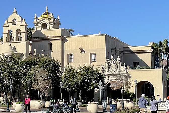 The Mingei Museum is back open in Balboa Park, with a coffee counter in its northeast (bottom right) corner.