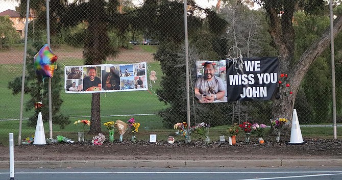 200 yards north of the memorial to Laura Shinn, who was killed in July, stands  Sepulveda's memorial.