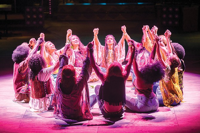 Hair is currently playing at the Old Globe