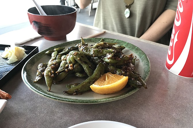 Some of the tastiest edamame around.