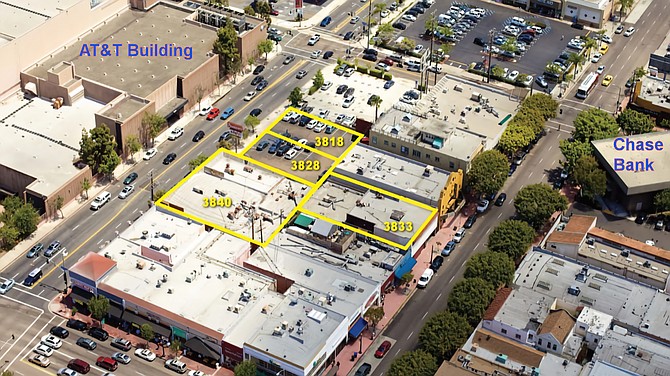 Pernicano's property (in yellow)