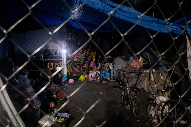 "They threw away the belongings of people who were working."