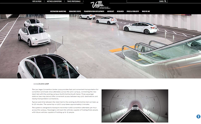 "Down below us, there's like a subway system, but you ride in Teslas."