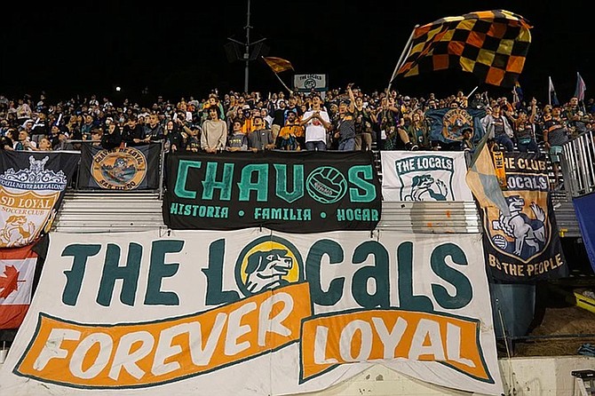 About 150-200 Locals generally show up for the home games.