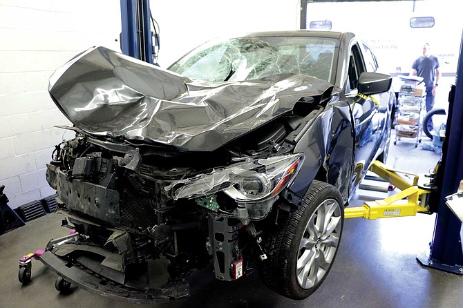 Escondido police were able to get a data recorder out of Ashley’s wrecked Mazda.