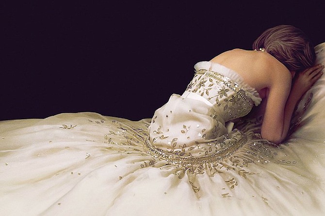 Spencer: when viewed in context, the regal poster art becomes the stuff of nightmares.