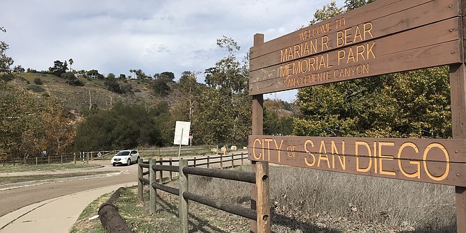 Marian Bear in the 1970s succeeded in having the 52 moved from the canyon floor to the hillsides above it.