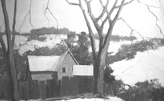 Early Snowfall, Cuyamaca by George Spangenberg