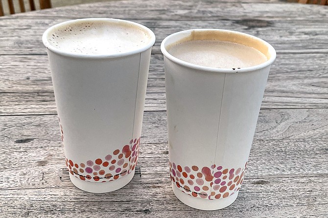 Superbloom mocha lattes in real life