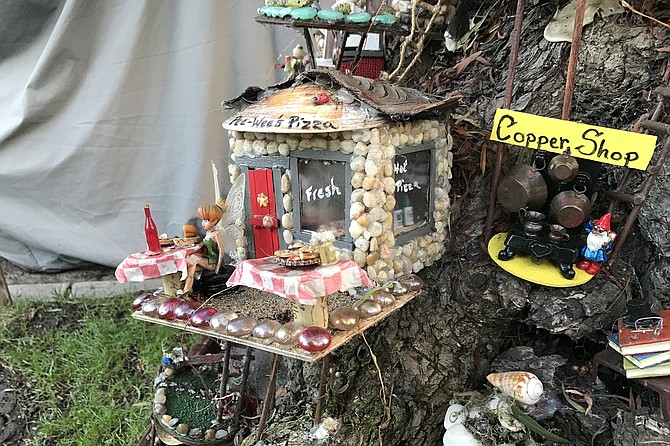 Peewee’s Pizza shop, one of Jenny Gyapay’s many creations.
