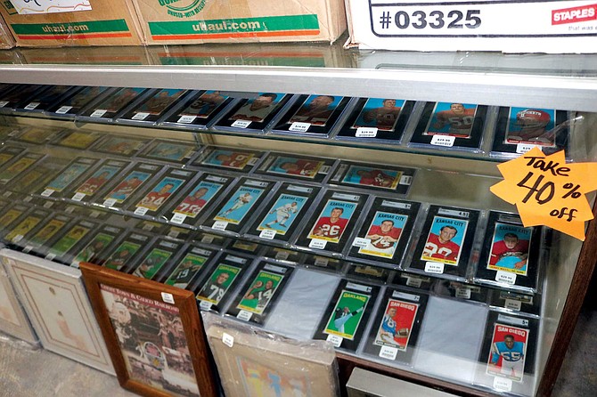 Sports cards for sale at Bargain Hunters in Poway.
