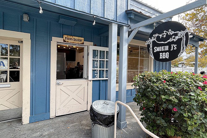 A take out window to facilitate pick up of to-go orders and deliveries