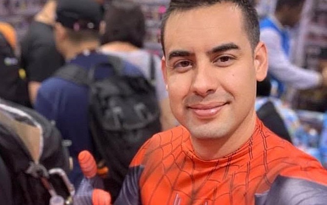 Ivan Ballesteros:"I will be going into the Mira Mesa theater on December 17 at 5:30 p.m. dressed as Spider-Man."