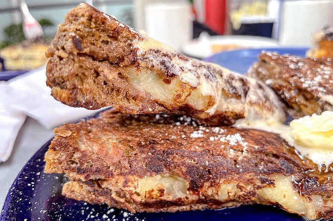 The surprisingly savory peanut butter and banana french toast