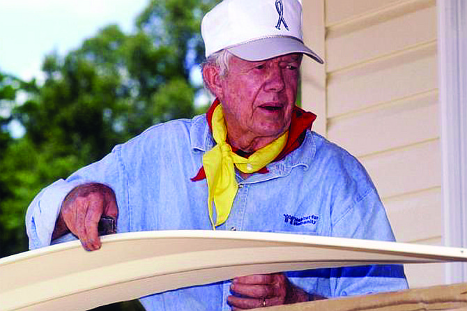Jimmy Carter in Houston.
