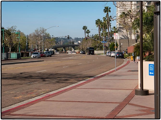 Hazard Center Dr. March 20,2018 when 4 lanes