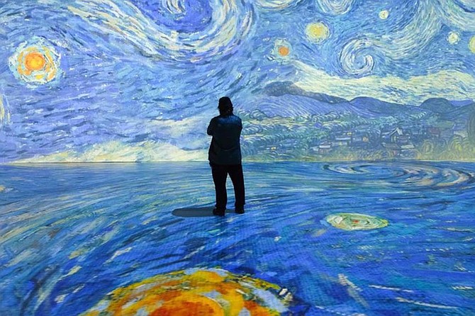 Beyond Van Gogh uses cutting-edge projection technology to create an engaging journey into the world of Van Gogh.