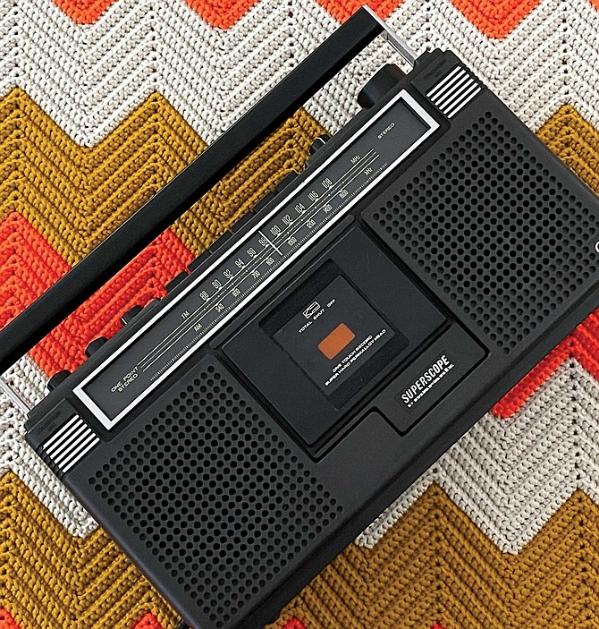 “I won a Superscope Radio from KCBQ in 1977, basically an early boombox...It was my pride and joy for quite a long time, at least until I got a proper stereo setup. I absolutely loved that radio, and it was a beast by 1977 standards.” —Janet Wells
