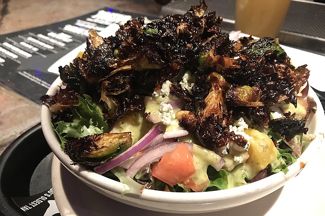 “Beets, Brussels, Bleu” salad. Best of the dishes: a salad you can actually like!