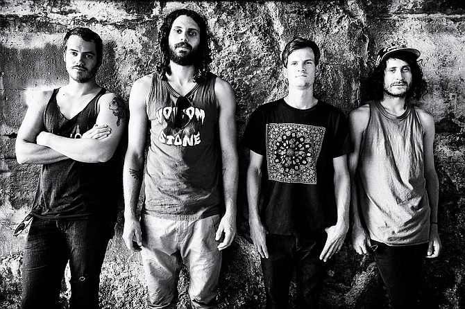 Nashville-based Rock band, All Them Witches, take the stage at Belly Up.