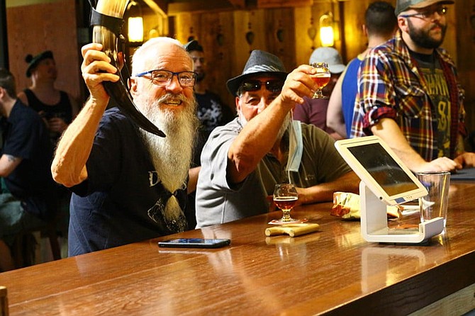 Sit in the mead hall and sip a glass of mead or cider while listening to a recital of the famous Sir Gawain and the Green Knight. Audience participation expected.