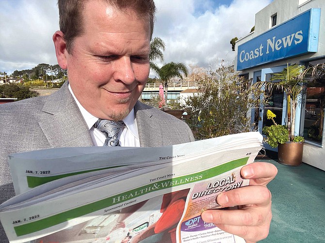 Chris Kydd says he’s aware just how contentious the news and the ad sides of a paper can get. “I care deeply about getting this right,” he says. He’s known reporters who’ve quit because news and advertising have been caught too often in the same bed.