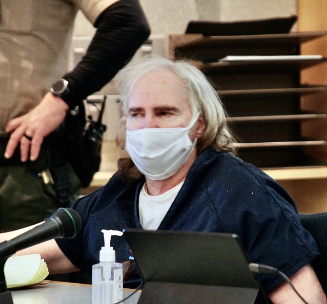 Sasseen in court Feb 9 2022. Photo by Eva Knott.