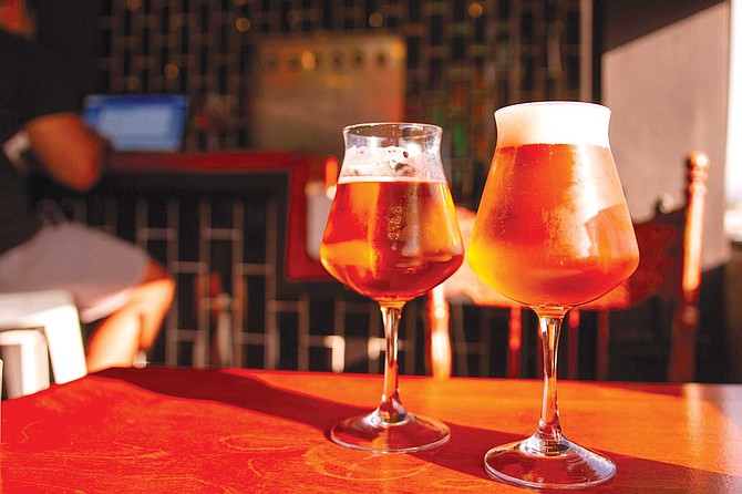 Doble C beers at Muto Restaurante.