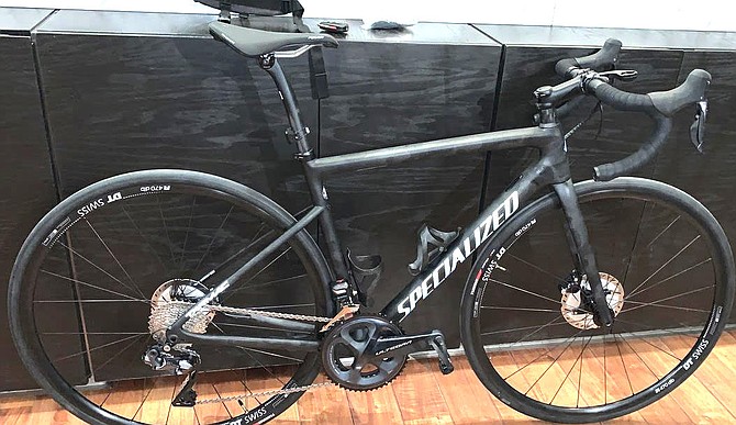 The last bike stolen from Coronado and reported on Hance's site on September 5 was a black 2019 Specialized Tarmac.