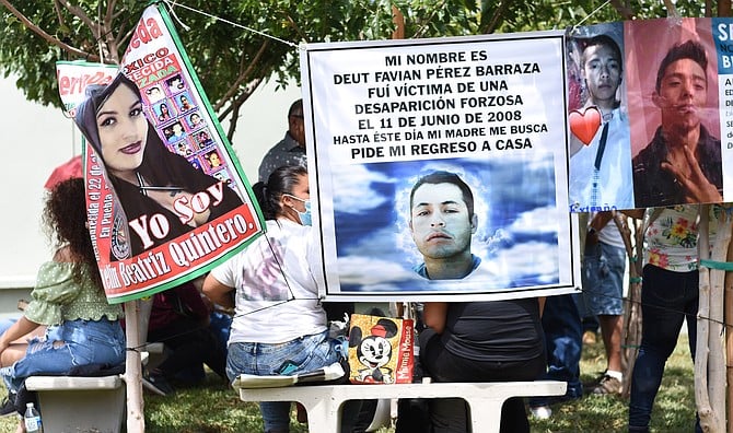 "My name is Deut Favian Perez Barraza. I was a victim of a forced disappearance June 11, 2008. Until today my mother looks for me. I ask for my return home." - Image by Crisstian Villicana