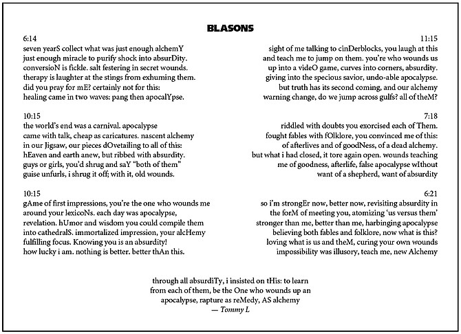 Blasons by Tommy L