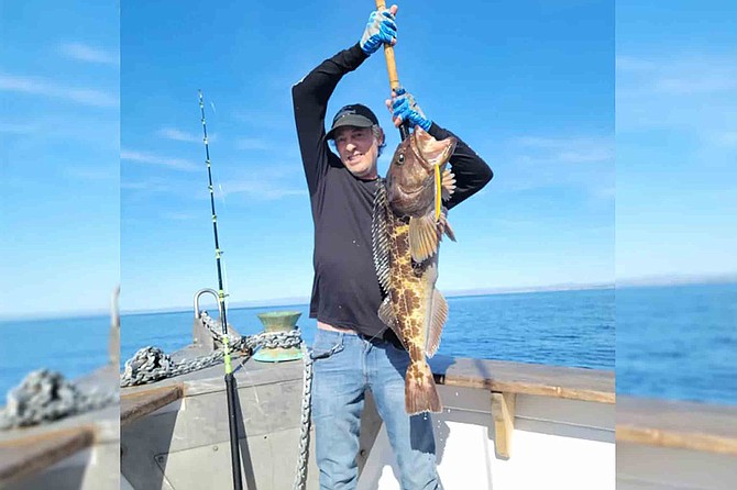 Nice lingcod caught south of the border aboard the Tribute during a 1.5-day coastal Baja trip.